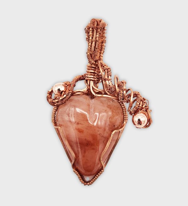 Clear Agate with Iron Inclusions