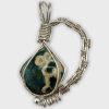 Green Ocean Jasper is a rare orbicular chalcedony found only in Madagascar.
